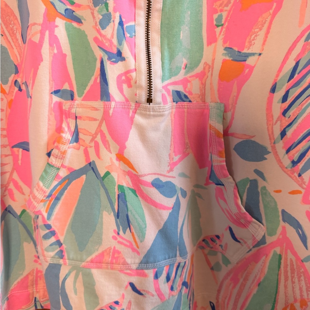 Lilly Pulitzer Skipper Popover ‘Out To Sea’ Print. Size L - Picture 2 of 5